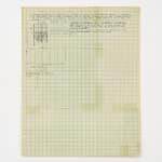 Channa Horwitz, Invitation, framed, for Orlando Gallery solo show, 1969