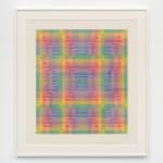 Channa Horwitz, Invitation, framed, for Orlando Gallery solo show, 1969