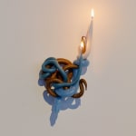 Kelly Akashi, Wall Candle (North), 2016