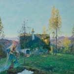 Gottlieb Theodor Kempf von Hartenkampf, Mädchen in blauem Kleid und zwei Hände (Studien), um 1905