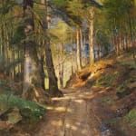 Hugo Darnaut, Weg im Wald, 1901