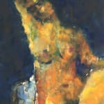 Karl Stark, Akt mit erhobenem Arm, 1972 / 1978