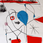 JOAN MIRÓ, Figure with Arrow | Personnage à la flèche noire, 1977
