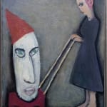 IVANOV GREGORY, Woman with a Clown's Head, 1993