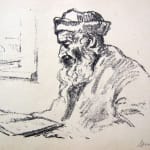 HERMANN STRUCK, Portrait of Lesser Ury / Bildnis Lesser Ury, ca. 1920