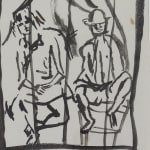 JULES PASCIN, Nude Sitting on a Chair, 921