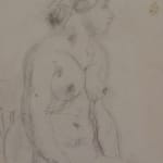 JULES PASCIN, Nude Sitting on a Chair, 921