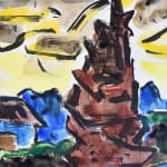 KARL SCHMIDT-ROTTLUFF, Animated Autumn Landscape | Bewegte Herbstlandschaft, 1967