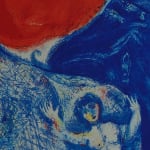 MARC CHAGALL, When Abdullah got the Net Ashore…, from: Four Tales from the Arabian Nights, 1948