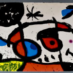 JOAN MIRÓ, Figure with Arrow | Personnage à la flèche noire, 1977