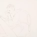DAVID HOCKNEY, Waiting at York, 180, 2010