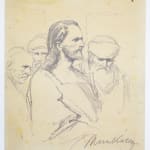 MIHÁLY VON MUNKÁCSY, Nude / Sketch for the Portrait of Franz Liszt, circa 1890