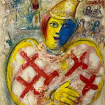 MARC CHAGALL, When Abdullah got the Net Ashore…, from: Four Tales from the Arabian Nights, 1948
