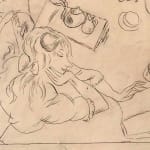 JULES PASCIN, Nude Sitting on a Chair, 921