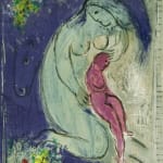 MARC CHAGALL, When Abdullah got the Net Ashore…, from: Four Tales from the Arabian Nights, 1948