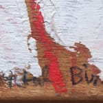 ANTAL BIRÓ, Red and Blue Composition, 1963