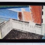 LYONEL FEININGER, Three Figures with Umbrellas, ca. 1954