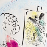 MARC CHAGALL, When Abdullah got the Net Ashore…, from: Four Tales from the Arabian Nights, 1948