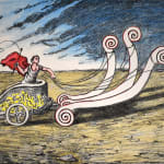 GIORGIO DE CHIRICO, Original Hand Signed and Numbered LiThe Invincible Chariot | La biga invincibile, 1969