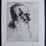 HERMANN STRUCK, Portrait of Lesser Ury / Bildnis Lesser Ury, ca. 1920