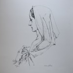 TSUGOUHARU FOUJITA, Profile of Madonna | Profil de Madonne, 1957