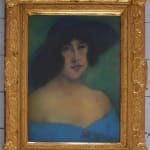 JOZSEF RIPPL RONAI, Portrait of Woman with a Hat