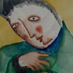 BÉLA KÁDÁR, Woman with Blue Necklace, circa 1930