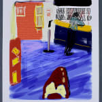 DAVID HOCKNEY, Waiting at York, 180, 2010