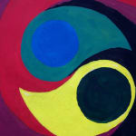 ETIENNE BEOTHY, Composition on Violet Background, 1927