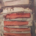 ANTAL BIRÓ, Red and Blue Composition, 1963