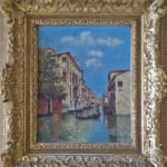 ALBERT DUPRAT, Gondola on a Venetian Canal, 1904, 1904