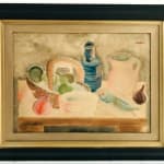 JANKEL ADLER, Still Life with Fish and Bottle, circa 1920's