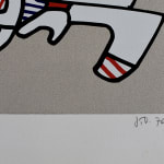 JEAN DUBUFFET, Galloping Race, from: Fables | Course la galope: Fables, 1976