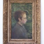 ILYA GALKIN, Profile of Boy in the Forest, 1900