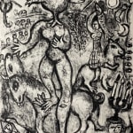 MARC CHAGALL, When Abdullah got the Net Ashore…, from: Four Tales from the Arabian Nights, 1948