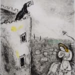 MARC CHAGALL, When Abdullah got the Net Ashore…, from: Four Tales from the Arabian Nights, 1948