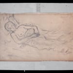 MIKHAIL LARIONOV, Woman Lying on Bed, 1928