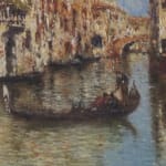 ALBERT DUPRAT, Gondola on a Venetian Canal, 1904, 1904