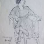 FRIGYES STROBENTZ, Woman sitting in a Chair