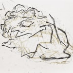 FRANK AUERBACH, Julia Asleep, 2001