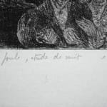 JEAN AUGUSTE GAUDIN, La Foule, Etude de Nuit