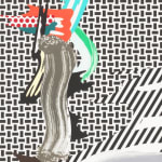ROY LICHTENSTEIN, Brushstroke on Canvas, 1989