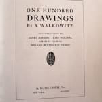 ABRAHAN WALKOWITZ, 100 Paintings and Drawings from the Objective to the Abstract., 1925