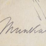 MIHÁLY VON MUNKÁCSY, Nude / Sketch for the Portrait of Franz Liszt, circa 1890