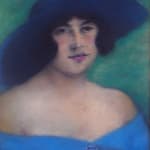 JOZSEF RIPPL RONAI, Portrait of Woman with a Hat