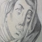 GREGOIRE MICHONZE, Woman with Scarf, 1973