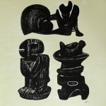 HENRY MOORE, Woman's Head, 1981