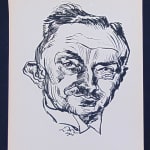 LUDWIG MEIDNER, Portrait of Dr. Victor Heinrich Klinkhardt (III), from: German Printmakers of our Time | Porträt Dr. Victor Heinrich...
