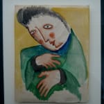 BÉLA KÁDÁR, Woman with Blue Necklace, circa 1930