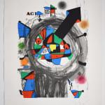 JOAN MIRÓ, Figure with Arrow | Personnage à la flèche noire, 1977